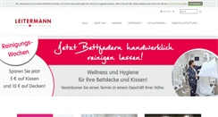 Desktop Screenshot of leitermann-schlafkultur.de
